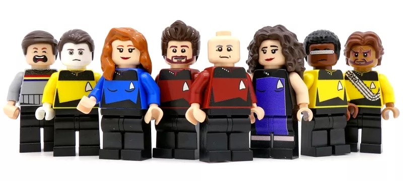 Star Trek Next Generation Minifiguren von Minifigs.me